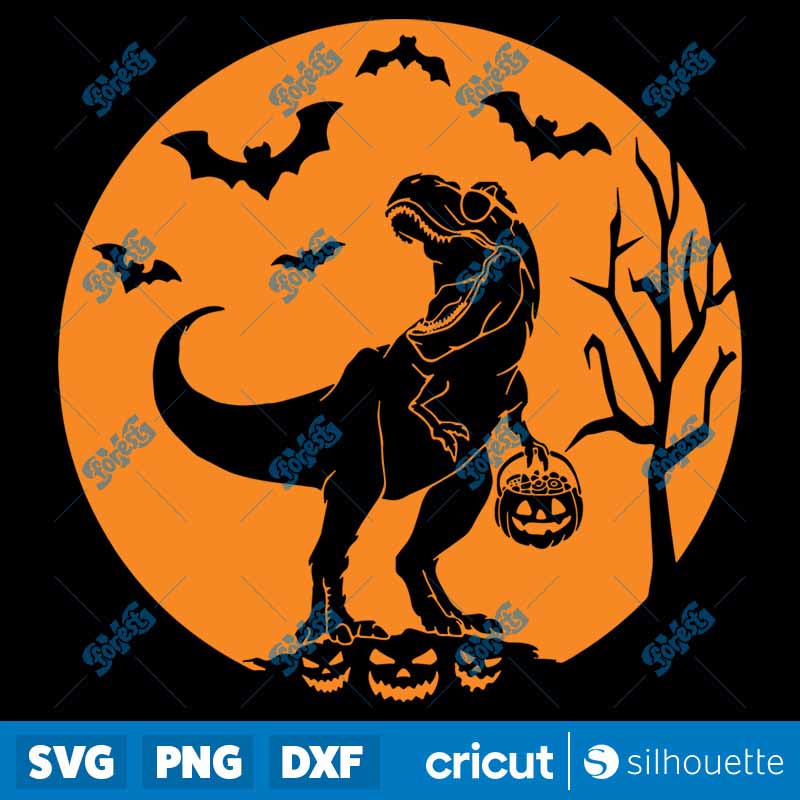 Halloween Dinosaur SVG