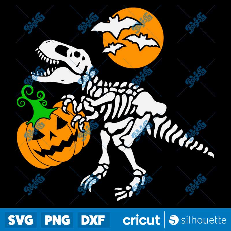 Halloween Dinosaur Skeleton
SVG