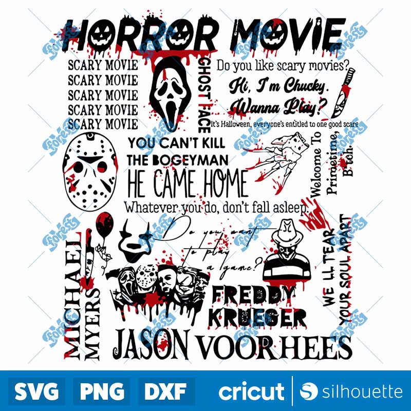 Halloween Horror Movie Do You
  Like Scary Movies SVG