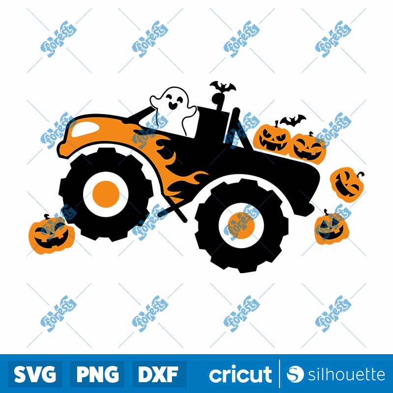 Halloween Monster Truck SVG