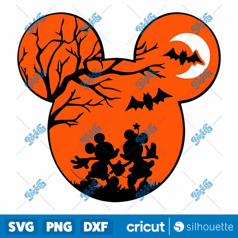 Halloween Mouse Head SVG