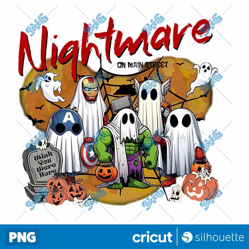 Halloween Nightmare On Main
Street PNG