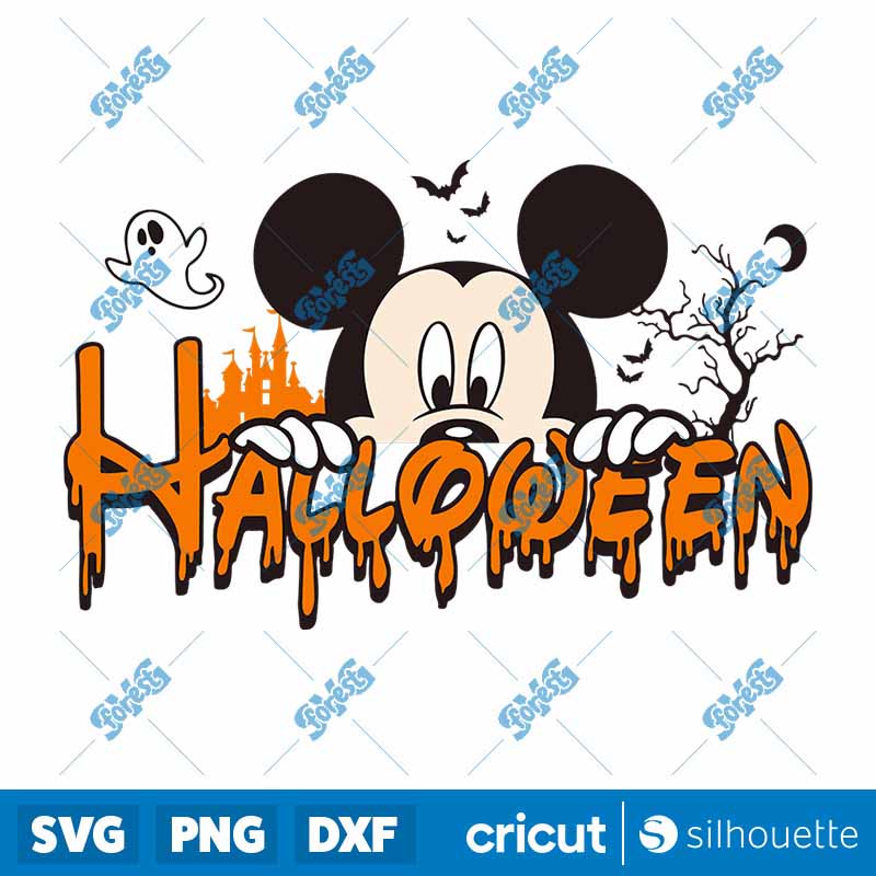 Halloween Spooky Mickey SVG