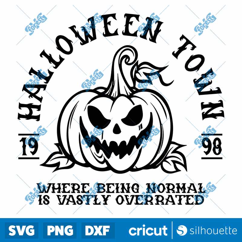 Halloween Town University SVG