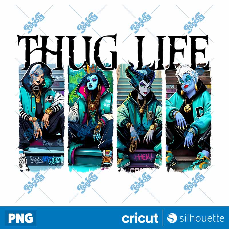 Halloween Villains Thug Life
PNG