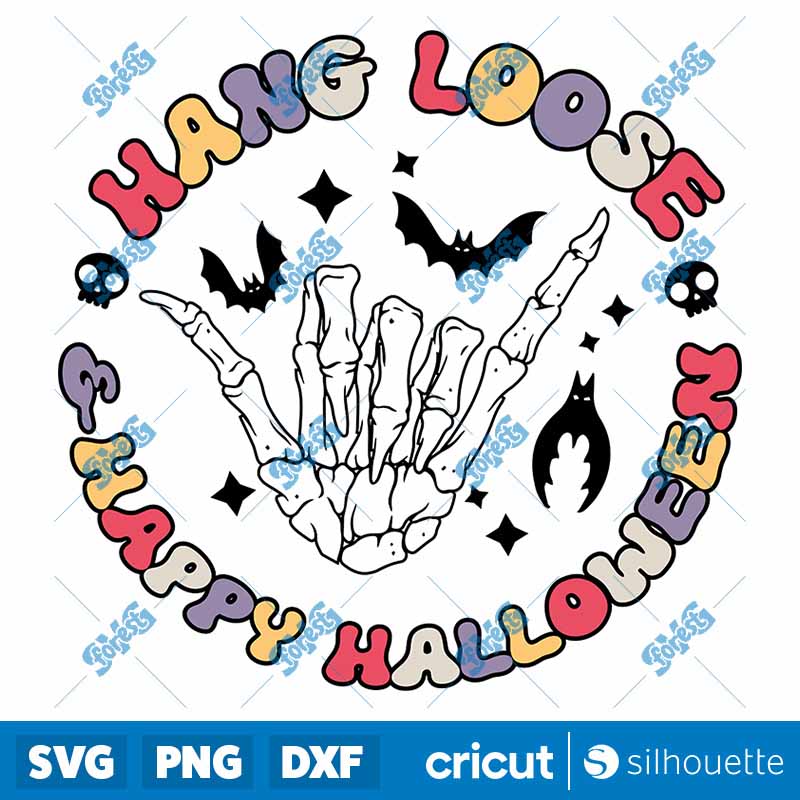 Hang Loose And Happy Halloween
  SVG