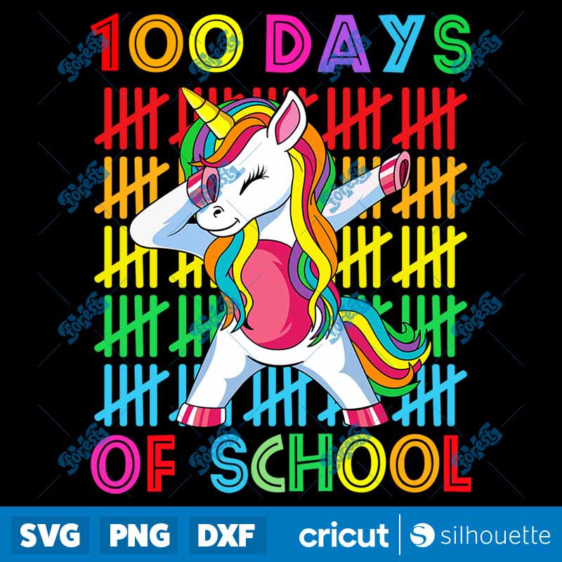 Happy 100 Days Of School SVG