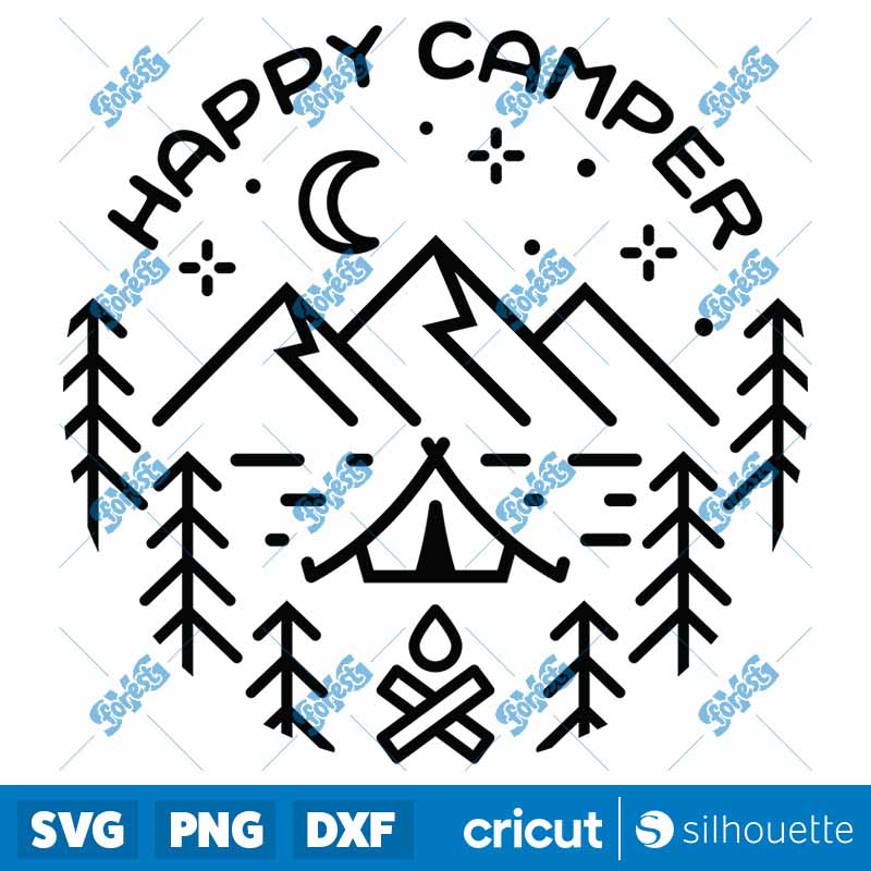 Happy Camper SVG