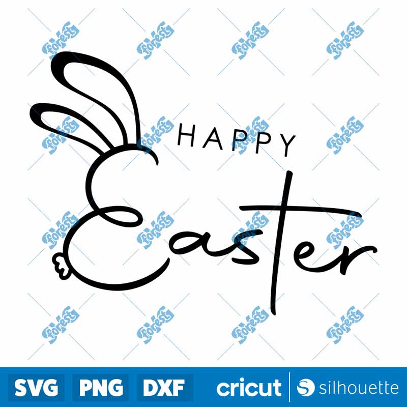 Happy Easter Bunny SVG