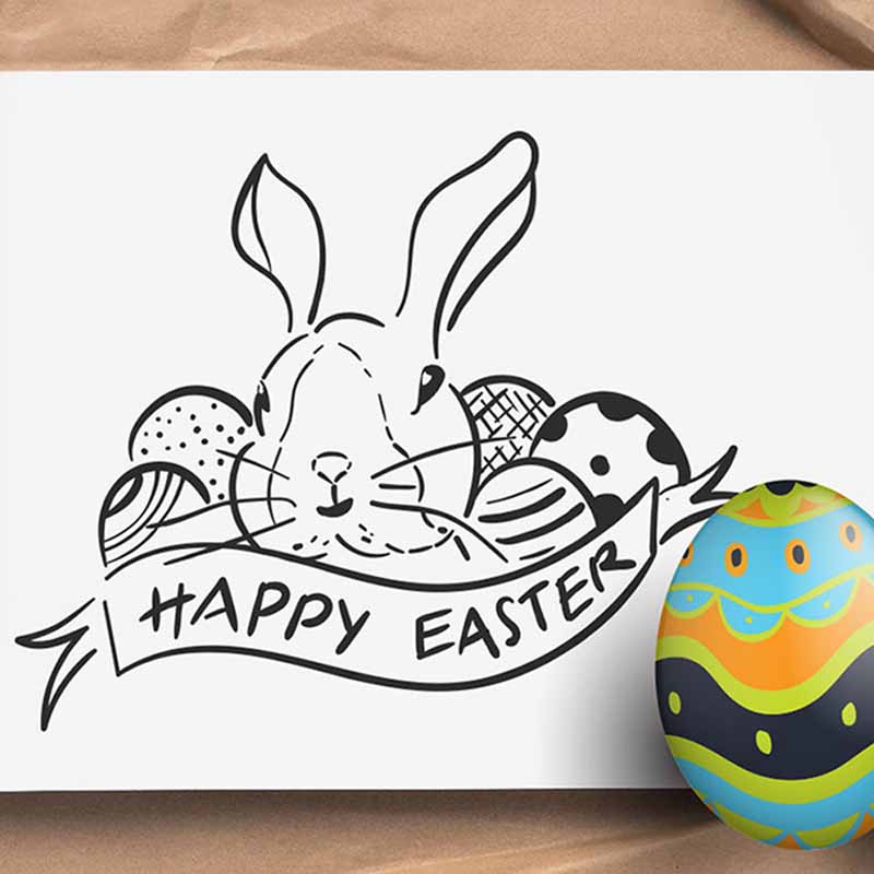 Happy Easter Dingbats Font