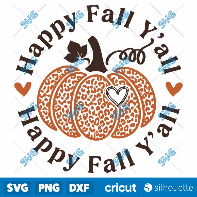 Happy Fall Yall SVG