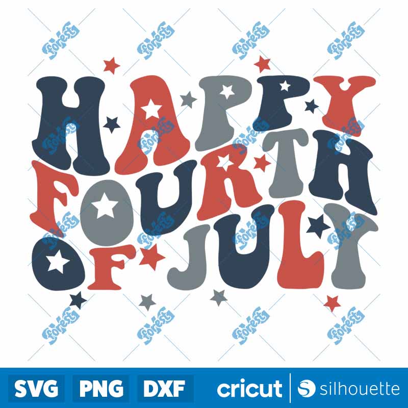 Happy Fourth Of July SVG