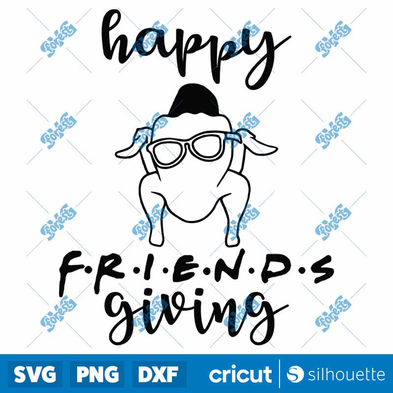 Happy Friends Giving SVG