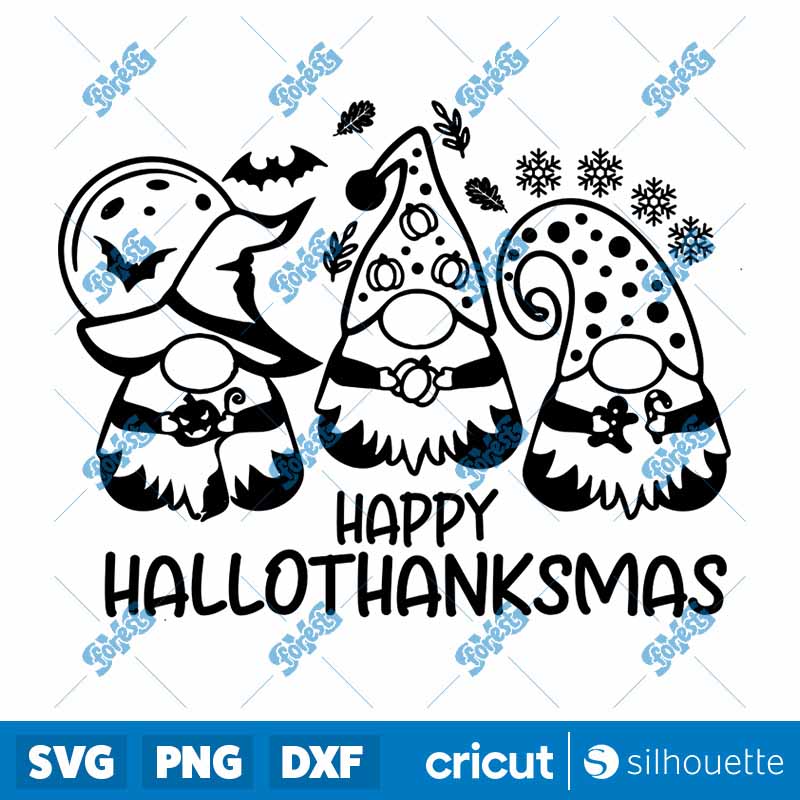 Happy Hallothanksmas SVG