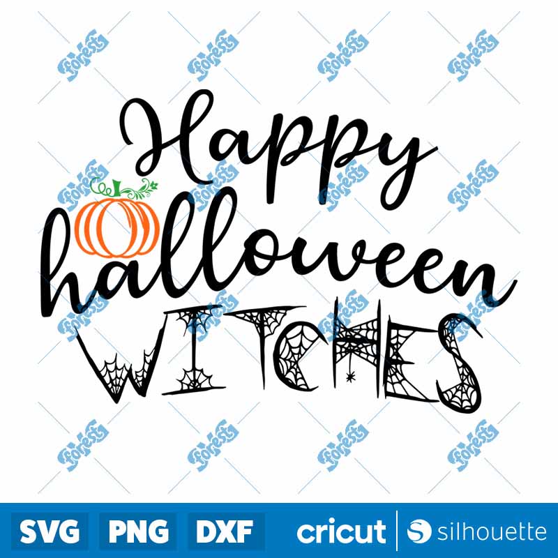 Happy Halloween Witches
  Halloween SVG