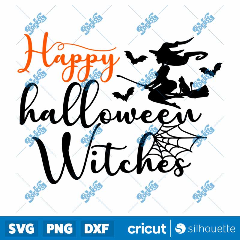 Happy Halloween Witches Horror
  Halloween Halloween SVG