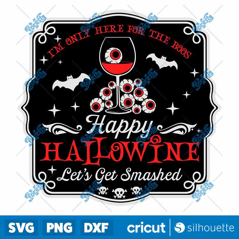 Happy Hallowine SVG