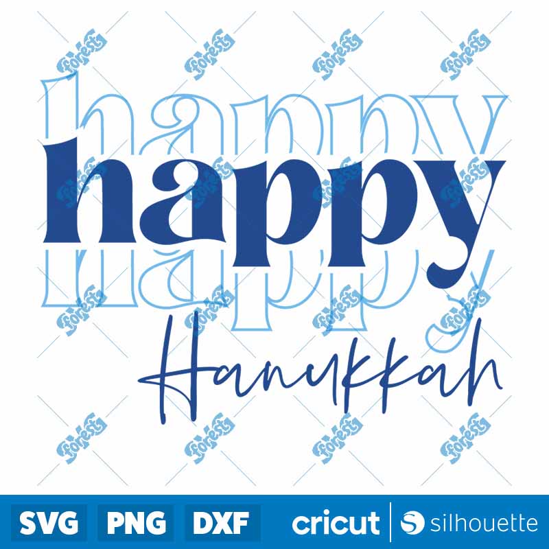 Happy Hanukkah SVG