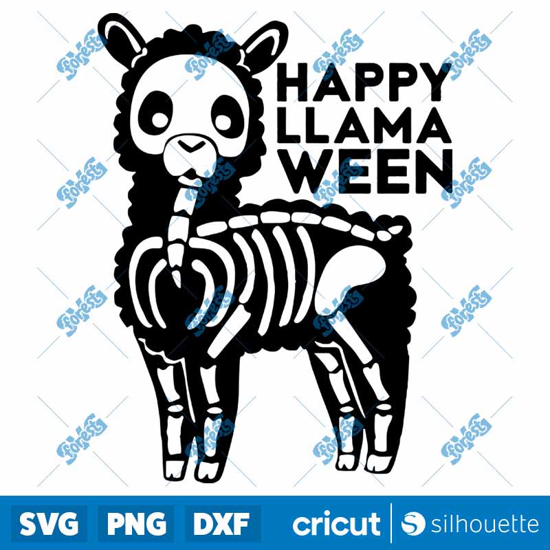 Happy Llama Ween Funny
  Halloween SVG