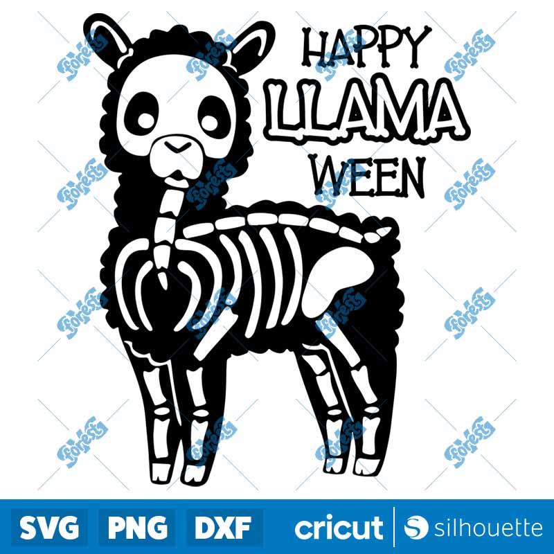 Happy Llamaween SVG