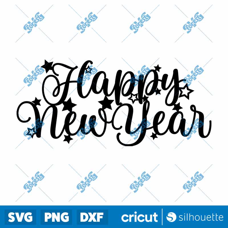 Happy New Year SVG