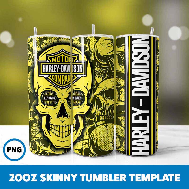 Harley Davidson Skull Yellow
Tumbler Wrap