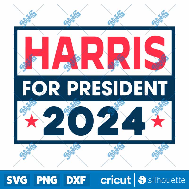 Harris For President 2024
  Election SVG