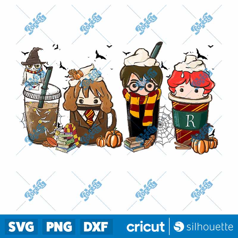 Harry Coffee Halloween PNG