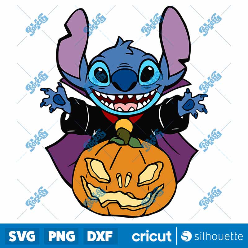 Harry x Pumpkin x Stitch SVG