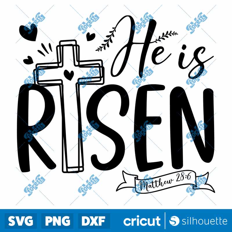 He Is Risen SVG