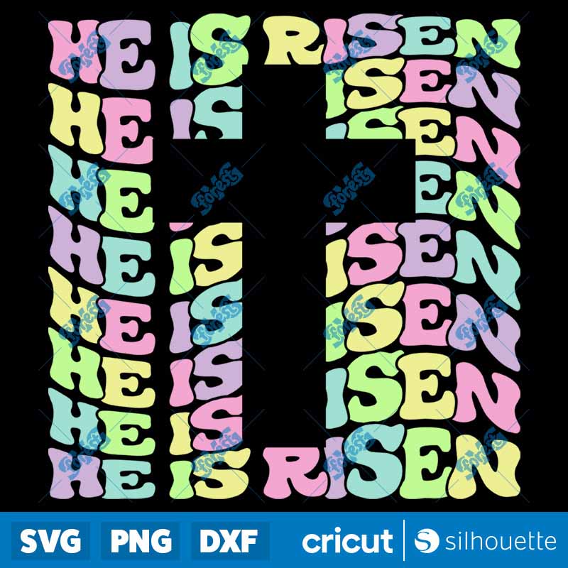 He Is Risen SVG