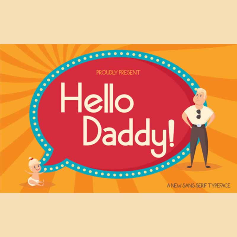 Hello Daddy Font