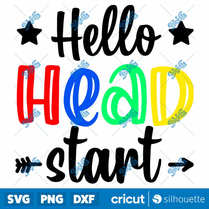 Hello Head Start SVG