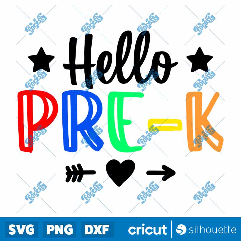 Hello Pre K SVG