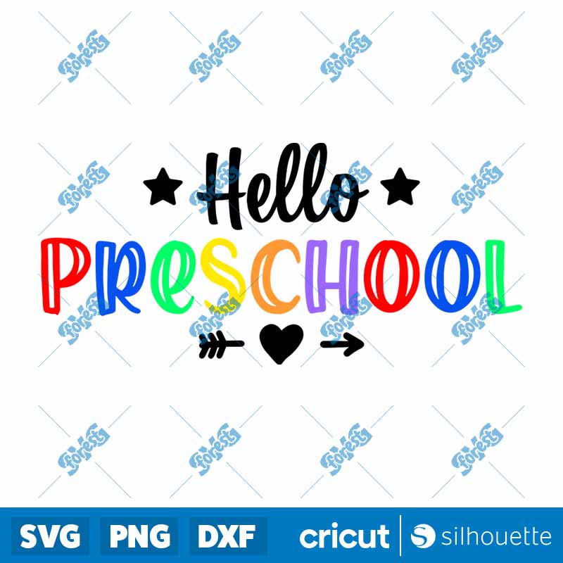 Hello Preschool SVG