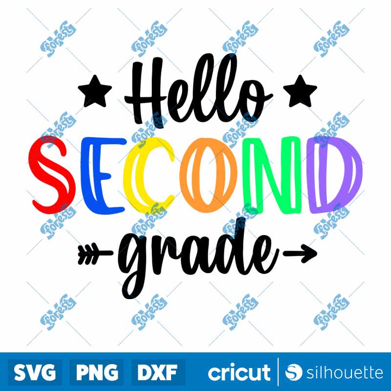 Hello Second Grade SVG