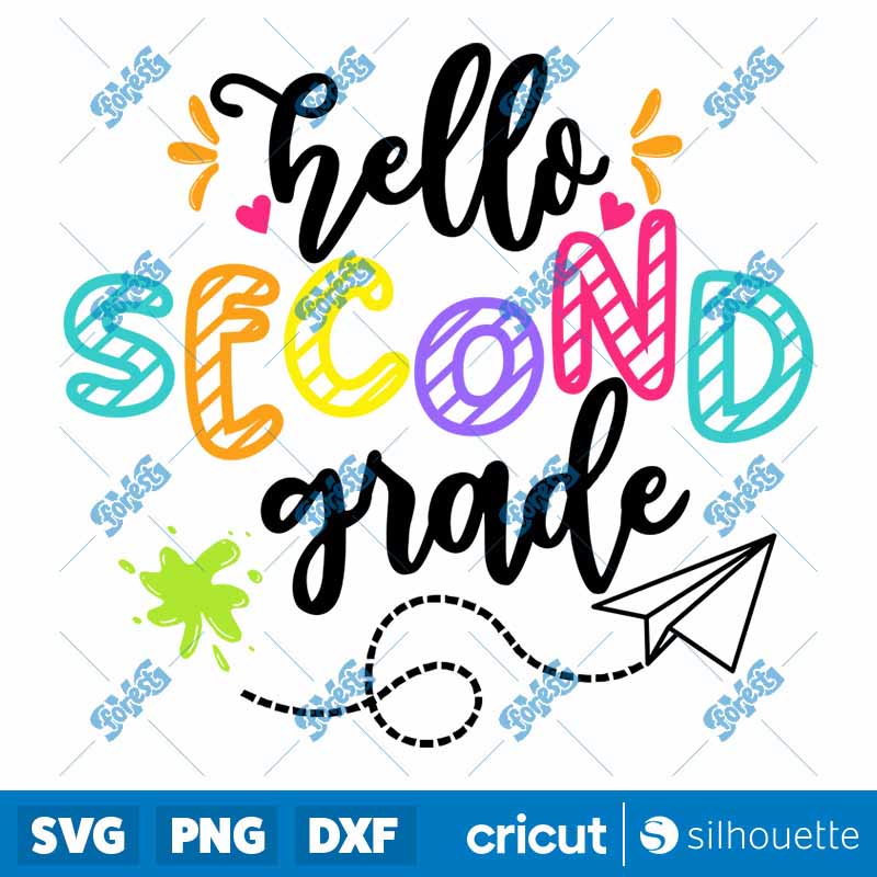 Hello Second Grade SVG