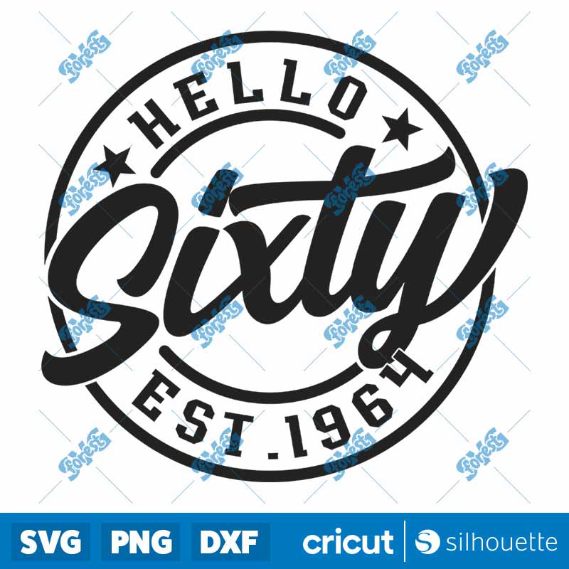 Hello Sixty SVG