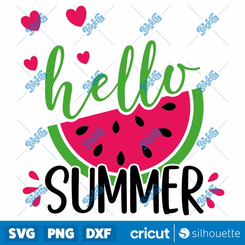 Hello Summer SVG