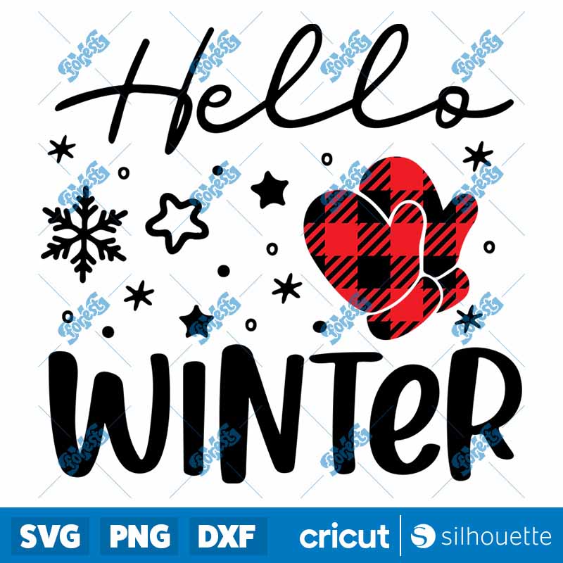 Hello Winter SVG