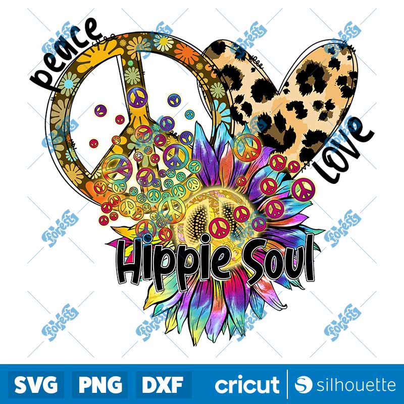 Hippie Soul Hippie Love PNG