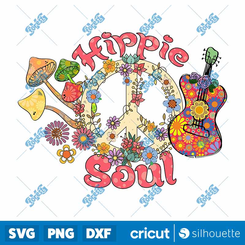 Hippie Soul Retro PNG