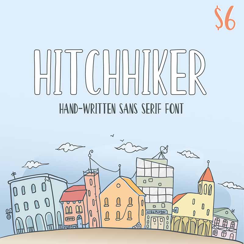 Hitchhiker Handwritten Font