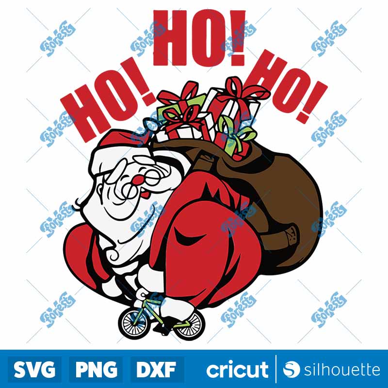 Ho Ho Ho Santa Claus SVG