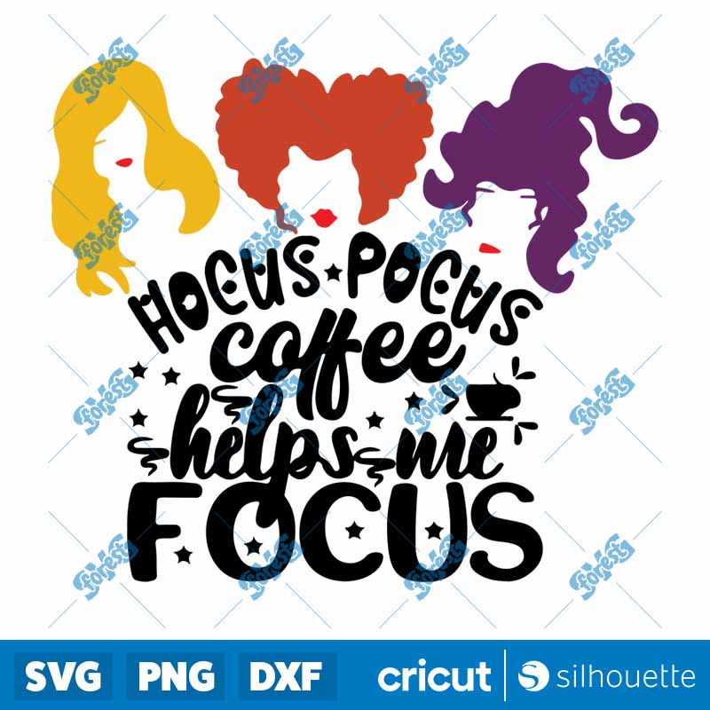 Hocus Pocus Coffee Help Me
Focus SVG