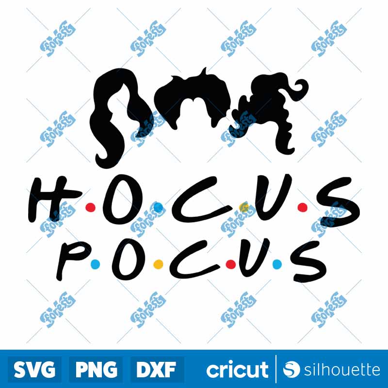 Hocus Pocus Friends Halloween
  SVG