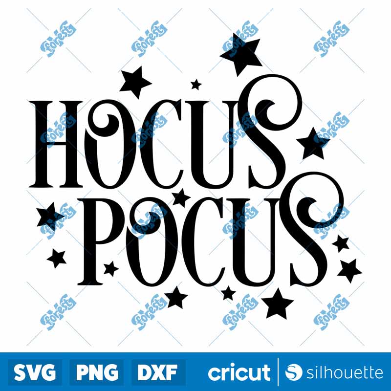 Hocus Pocus Halloween Star
  Halloween SVG