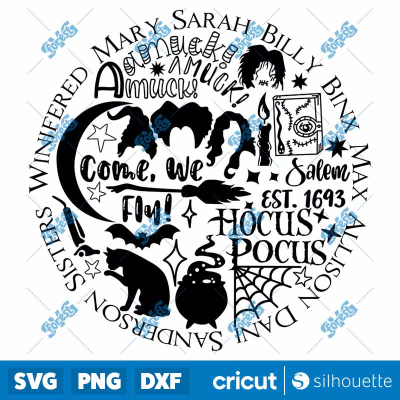 Hocus Pocus Theme SVG