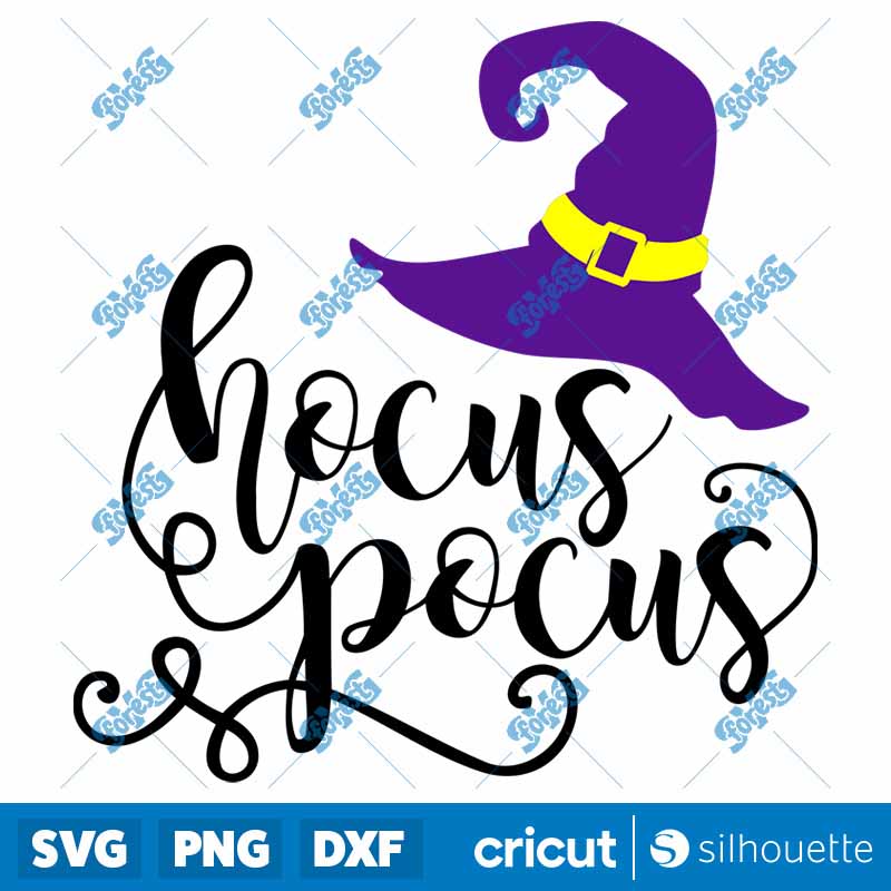 Hocus Pocus Witch Hat
  Halloween SVG