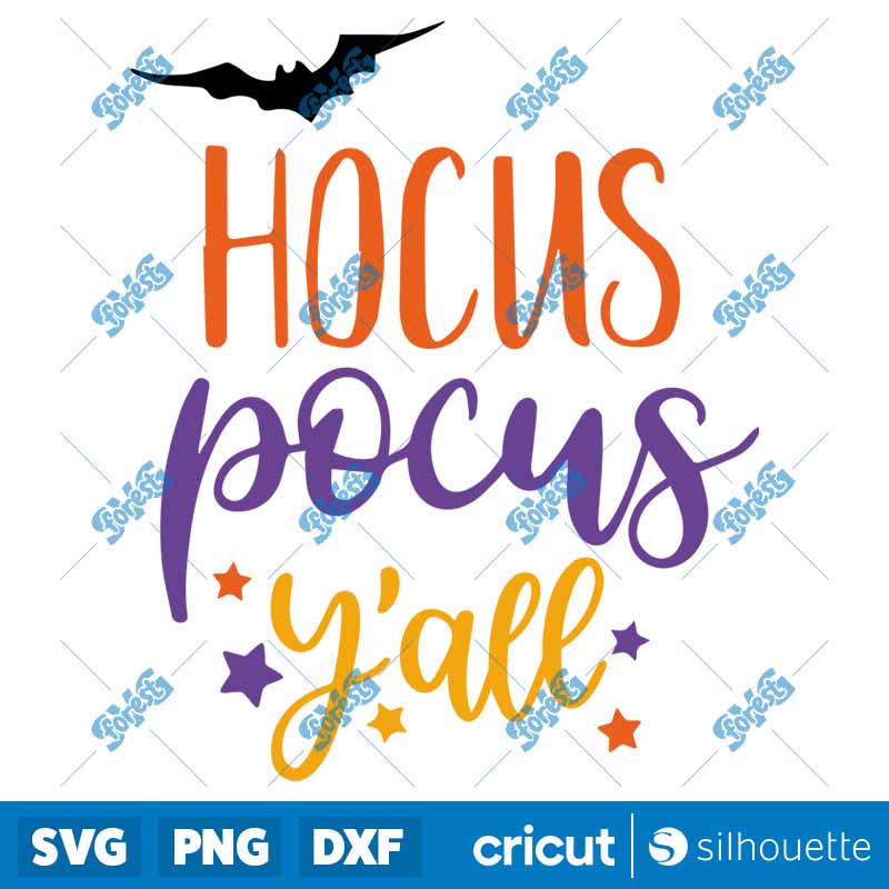 Hocus Pocus Yall Halloween SVG